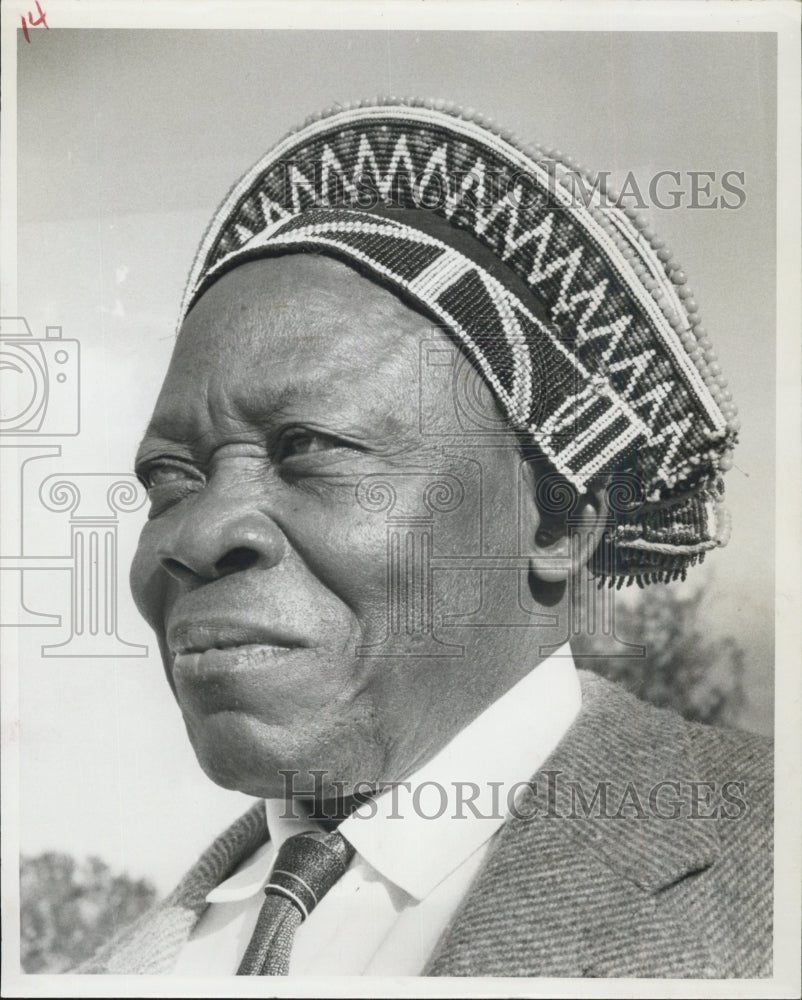 1960 Press Photo Mwanta Yavu,tribal leader - Historic Images