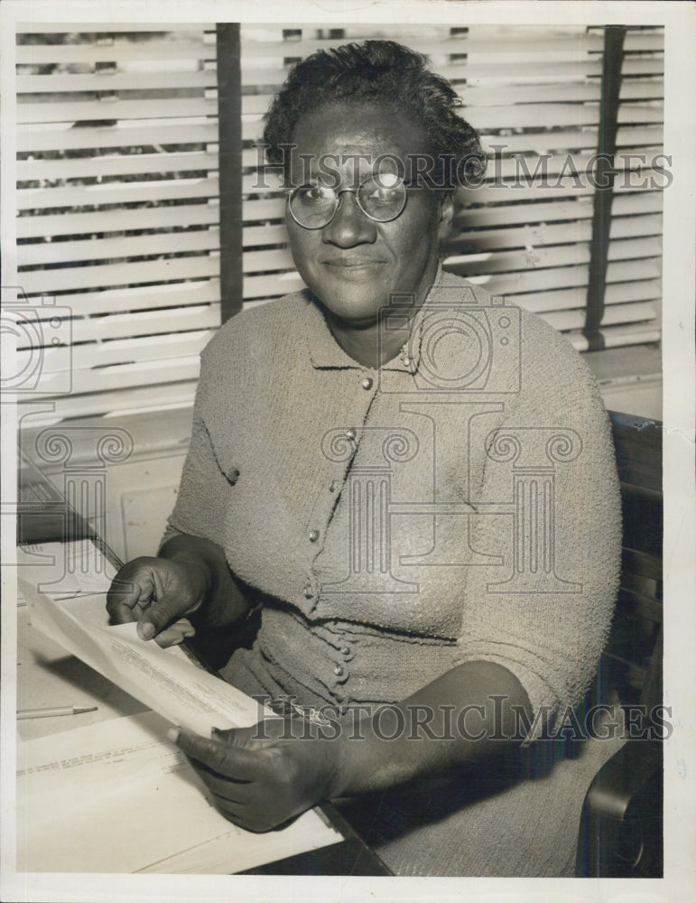 1955 of Mrs. Corine Mayola Young of Gibbs High School - Historic Images