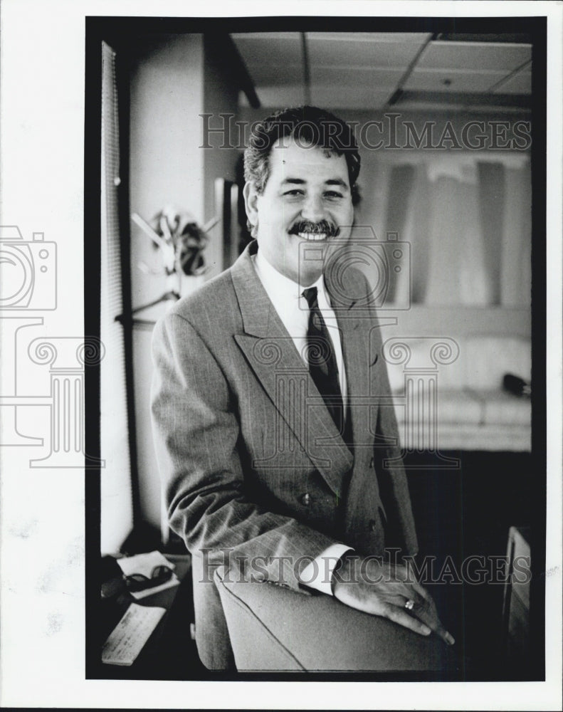 1991 Press Photo Businessman Bill Diaz - Historic Images
