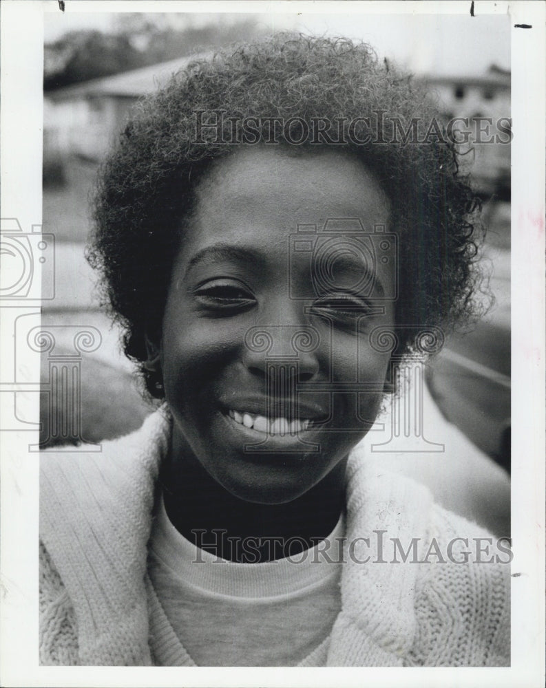 1984 Press Photo Connie Carter Sickle Cell Anemia Stroke Victim - Historic Images