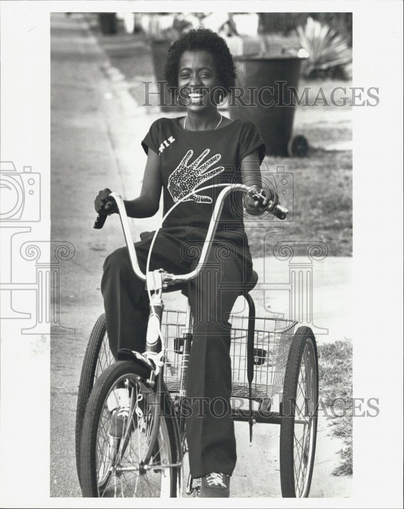 1984 Press Photo Connie Carter sickle cell patient - Historic Images