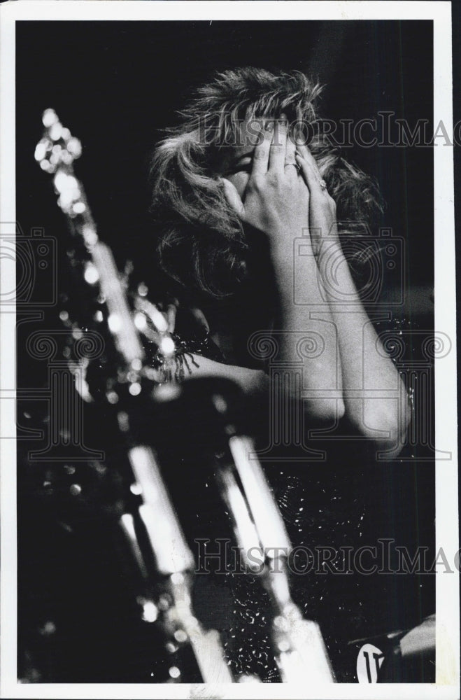 1988 Press Photo Tricia Diaz St. Petersburg Junior College title Miss Seminole - Historic Images