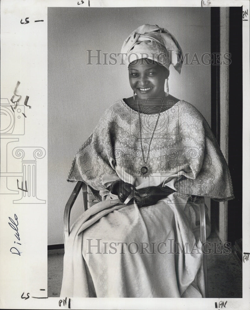 1977 Mrs Salimatu Diallo,OAS press officer - Historic Images