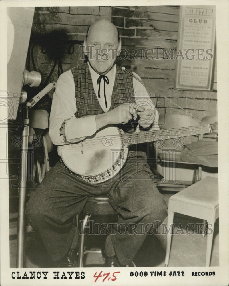 1963 Clancy Hayes Jazz - Historic Images