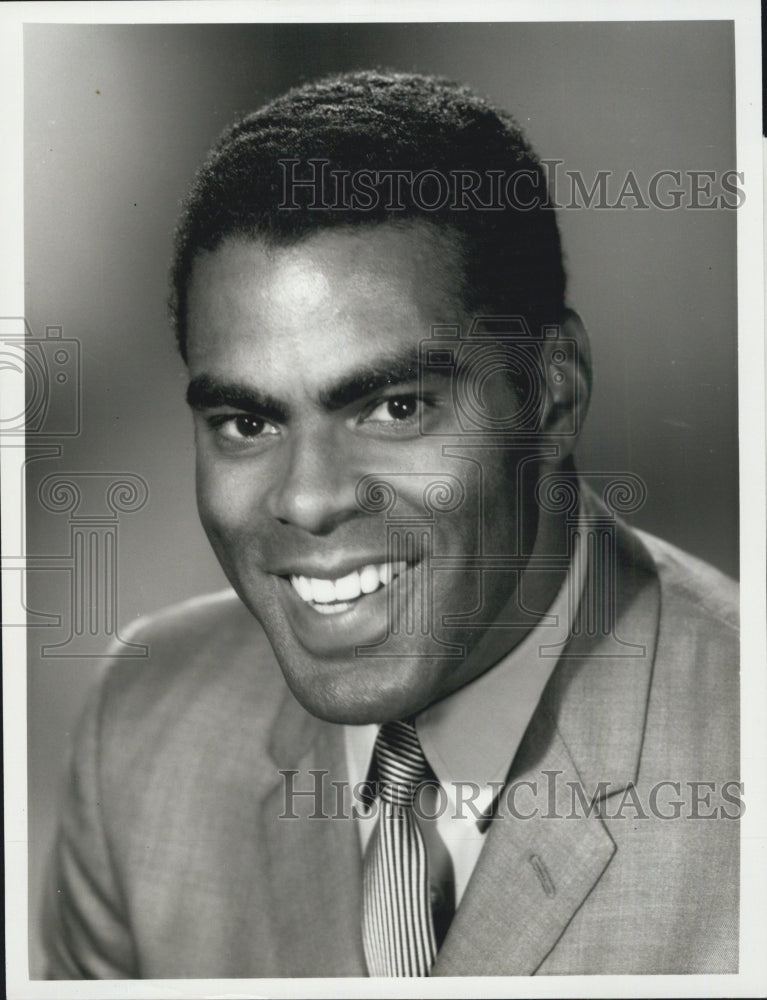 1971 of former NBA star and sportscaster Tom Hawkins - Historic Images