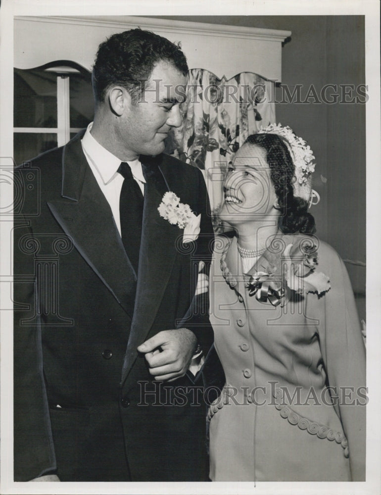 1951 M/Sgt. and Mrs. Wesley N. Hawkins - Historic Images