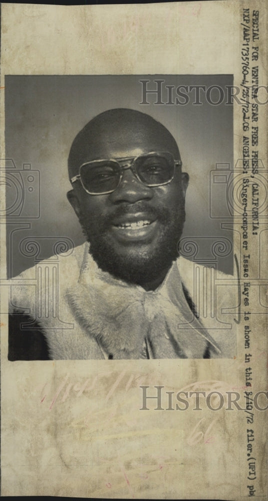 1972 Issac Hayes Musician-Historic Images