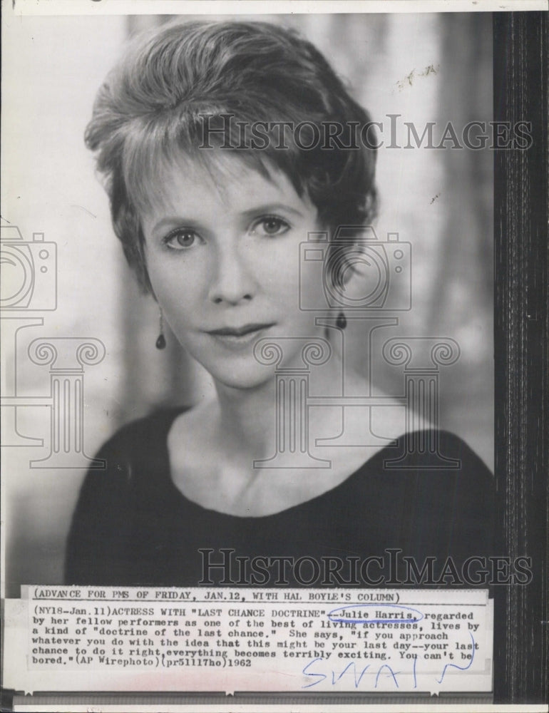 1962  Julie Harris - Historic Images