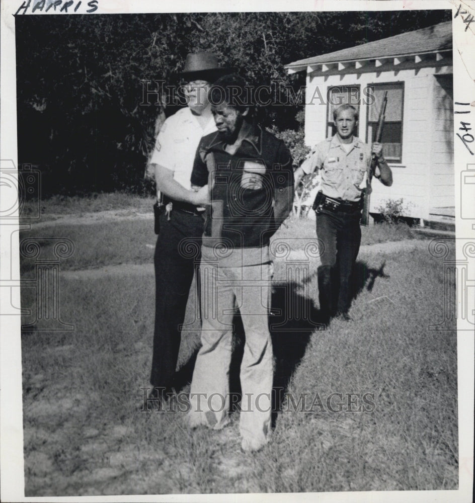 1975 Police Arrest James Harris And Charge With Armed Robbery - Historic Images