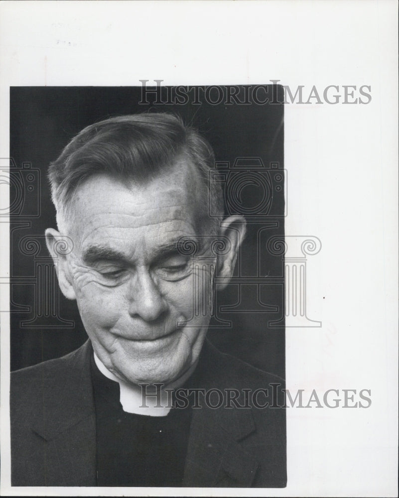 1969 Portrait of unknown priest - Historic Images