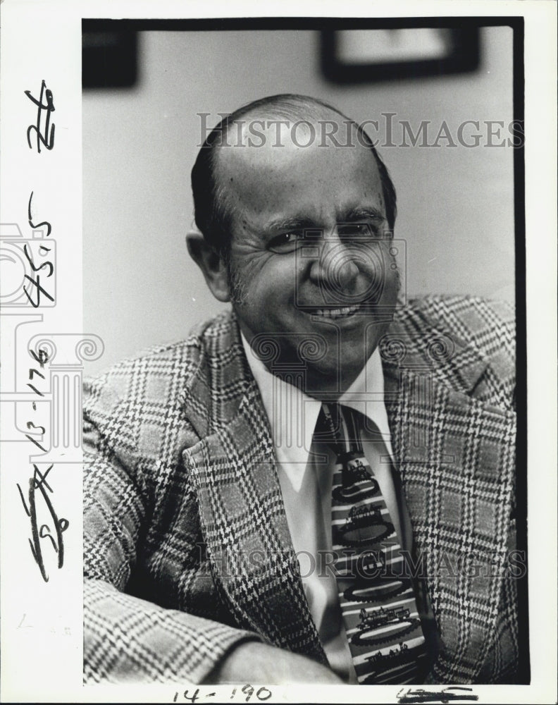 1978 Press Photo Le Di Angelo City Council Candidate - Historic Images