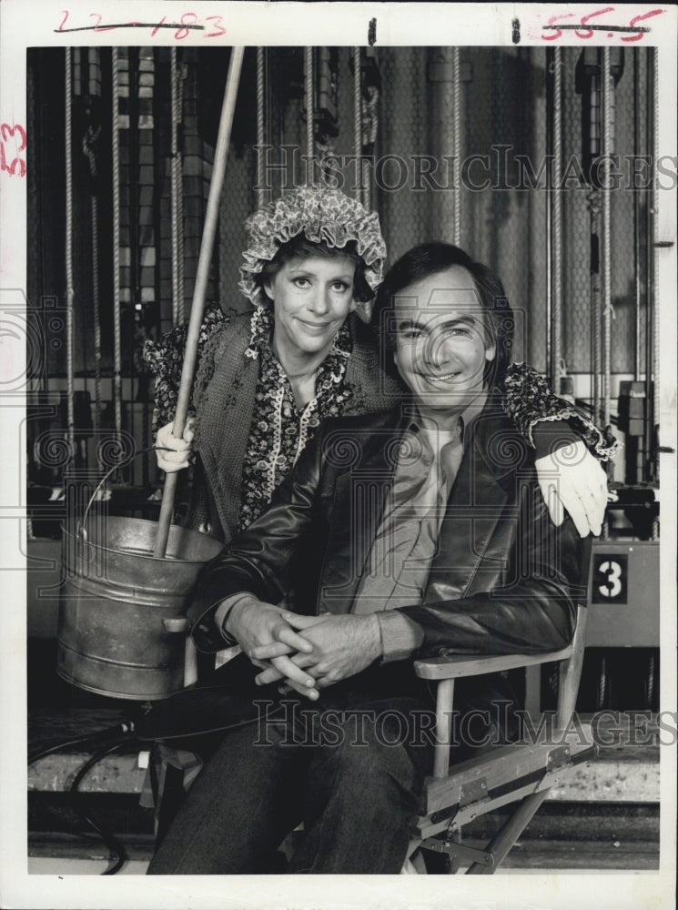 1986 Press Photo Neil Diamond Carol Burnett NEIL DIAMOND HELLO AGAIN - Historic Images