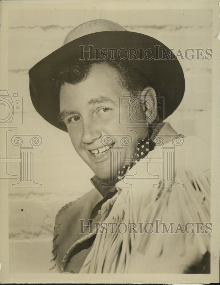 1951 Andy Divine Actor WILD BILL HICKOK - Historic Images