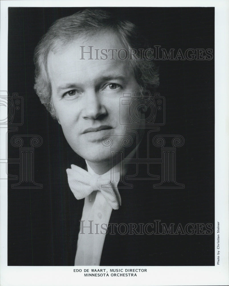 NONE Press Photo Edo De Waart Minnesota Orchestra Music - Historic Images