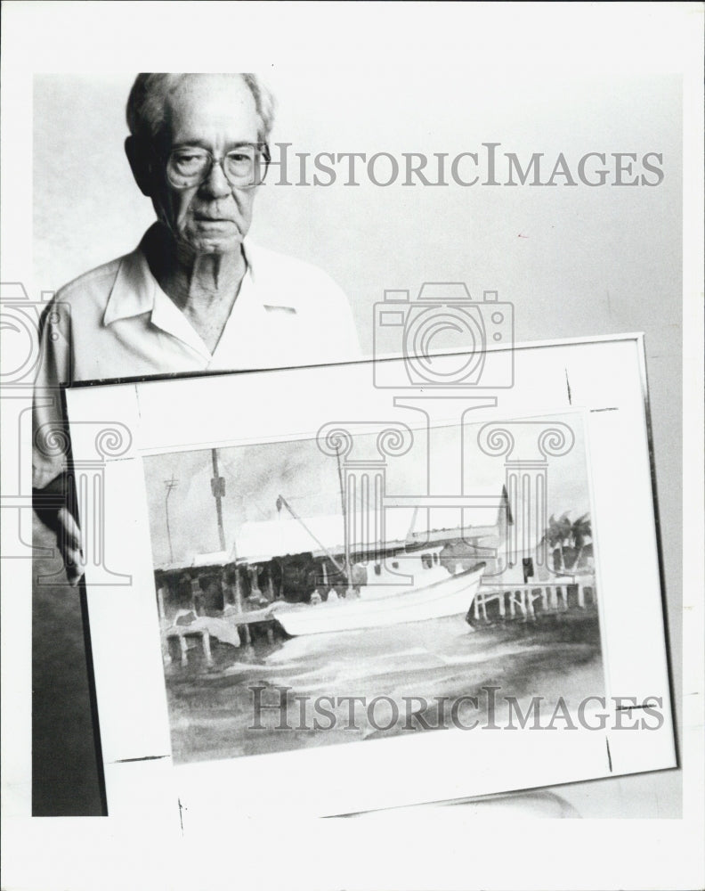 1992 Press Photo Artist Tim Dewberry - Historic Images