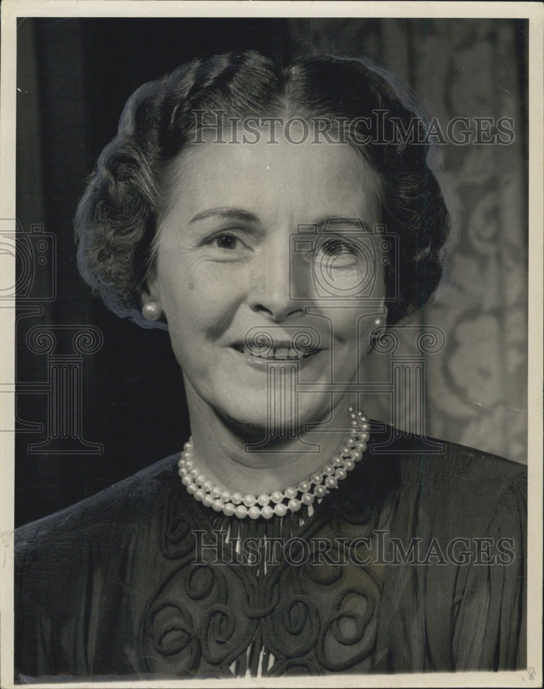 Press Photo Mrs Thomas Dewey Republican New York - Historic Images