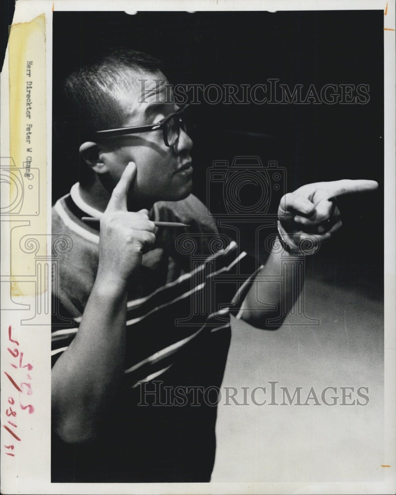 1971 Peter Chang,instructor at Florida Presbyterian College. - Historic Images