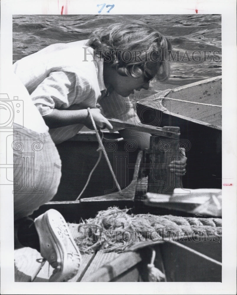 1964 Florida Presbyterian College Sailing Club Bonnie Bewick - Historic Images