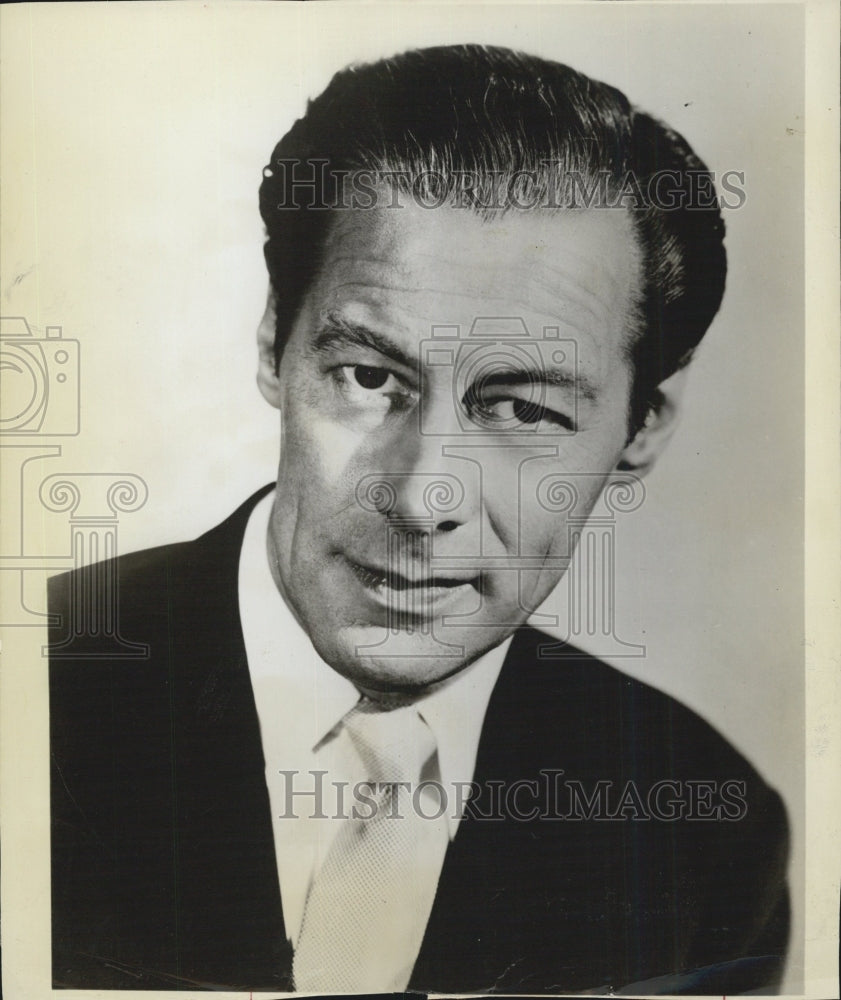 1959 Rex Harrison actor CBS - Historic Images