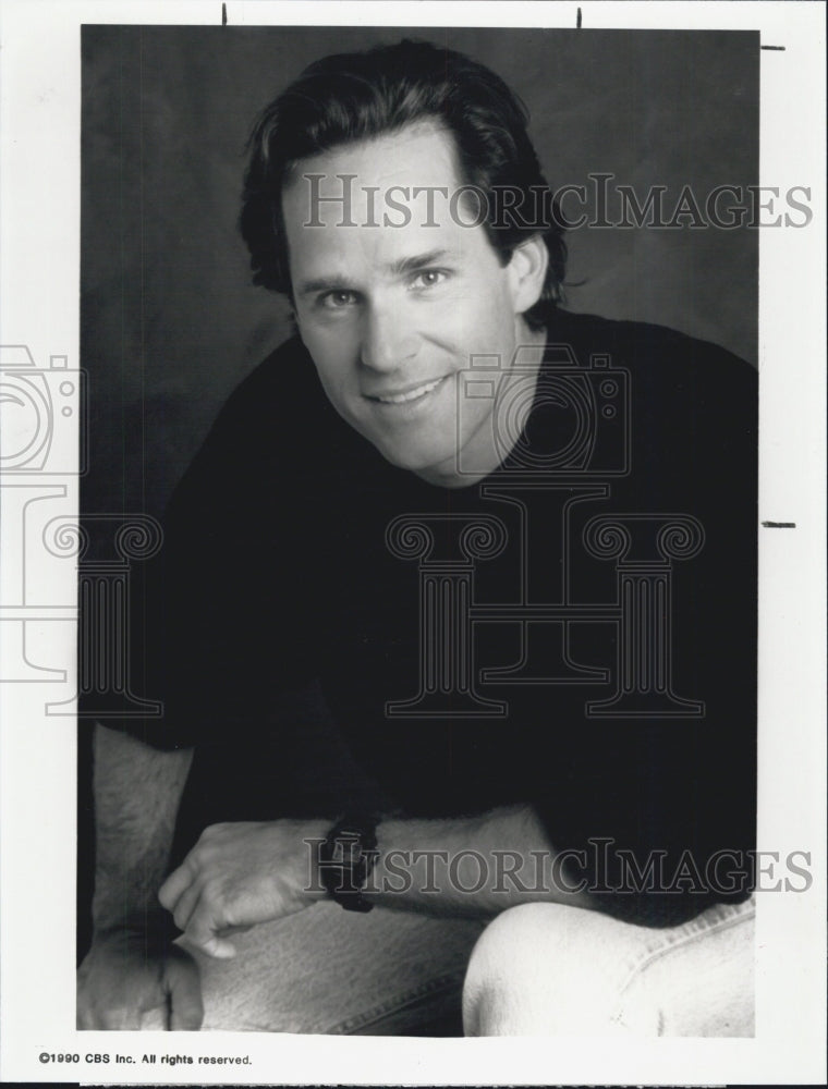 1990 Press Photo Gregory Harrison Family Man - Historic Images