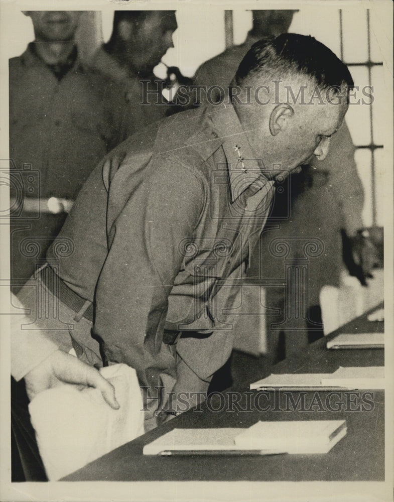 Press Photo Chief Allied Truce Negotiator William K. Harrison Jr. - Historic Images