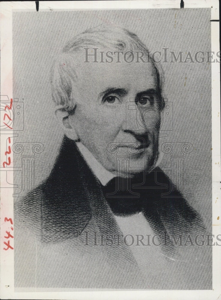 Press Photo President William Henry Harrison - Historic Images