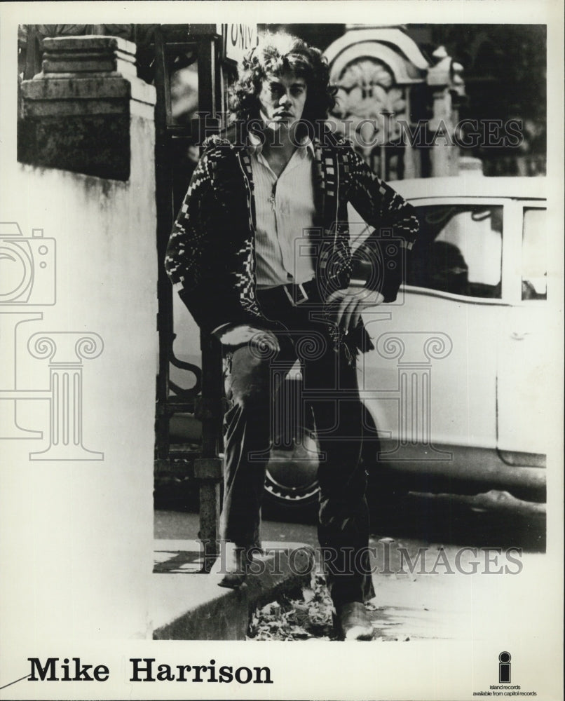 1972 Press Photo Musician Mike Harrison - RSG63505 - Historic Images