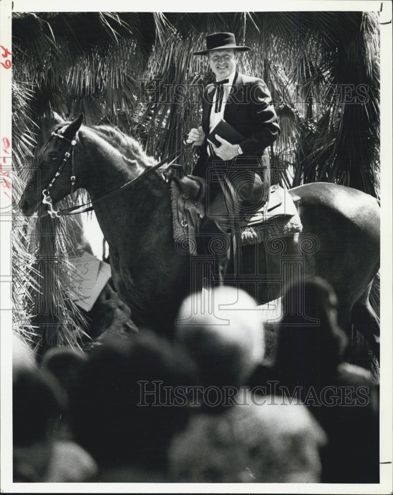 1980 Press Photo Dr. Ray Harrison Minister First United Methodist Church - Historic Images