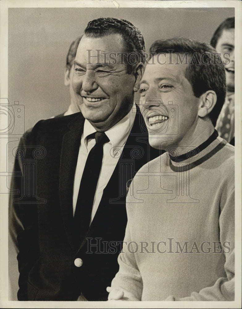 1965 Phil Harris and Andy Williams &quot;The Andy Williams Show.&quot; - Historic Images