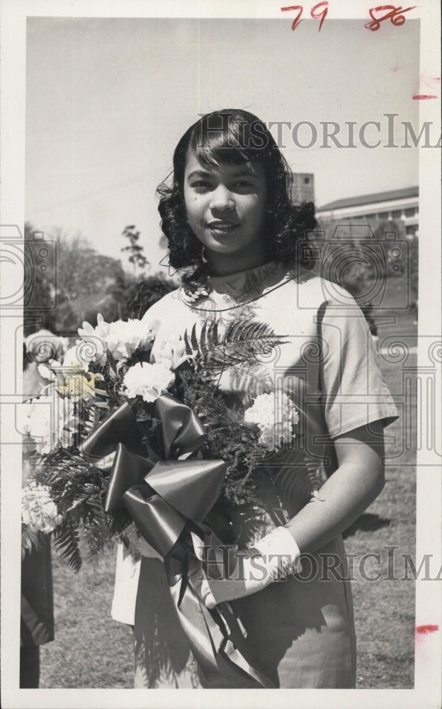 1961 Press Photo Miss Tonya Harris Named Florida A M Sports Carnival Queen - Historic Images