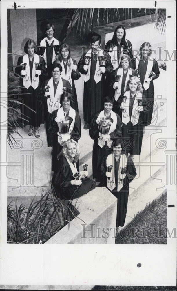 1977 Handbell Choir, Florida Southern College.-Historic Images
