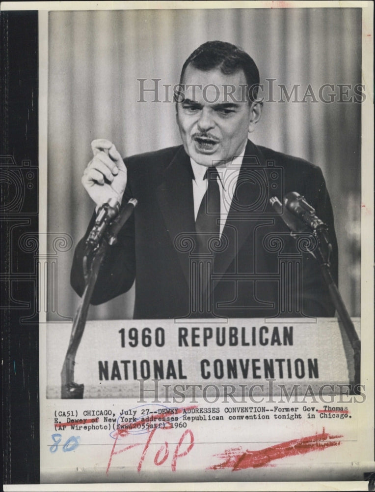 1964 Former Governor Thomas E. Dewey New York - Historic Images
