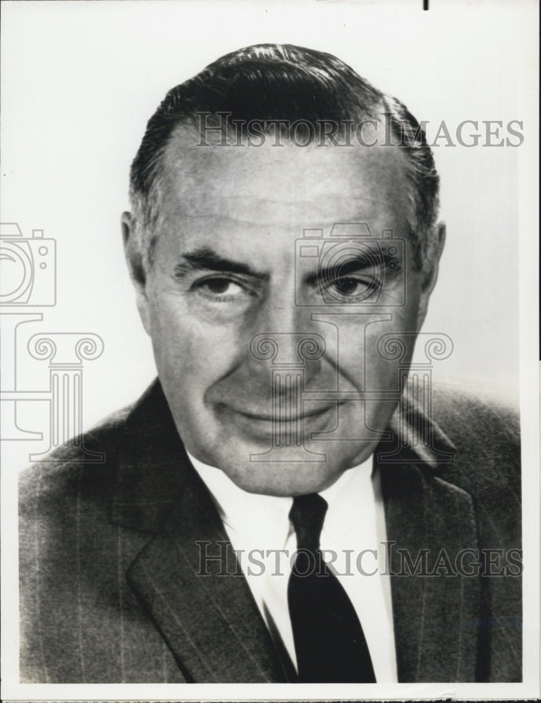 Press Photo Ted Mack, TV Host. - Historic Images