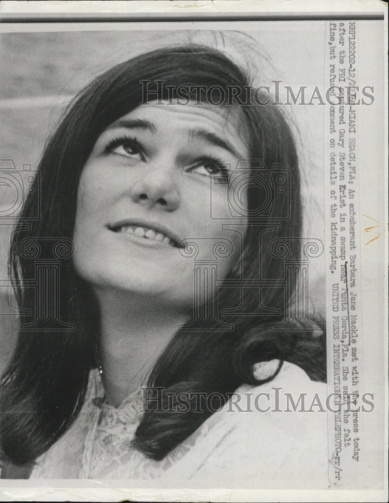 1968 Press Photo Barbara Jane Mackle meets with press - RSG63945 - Historic Images