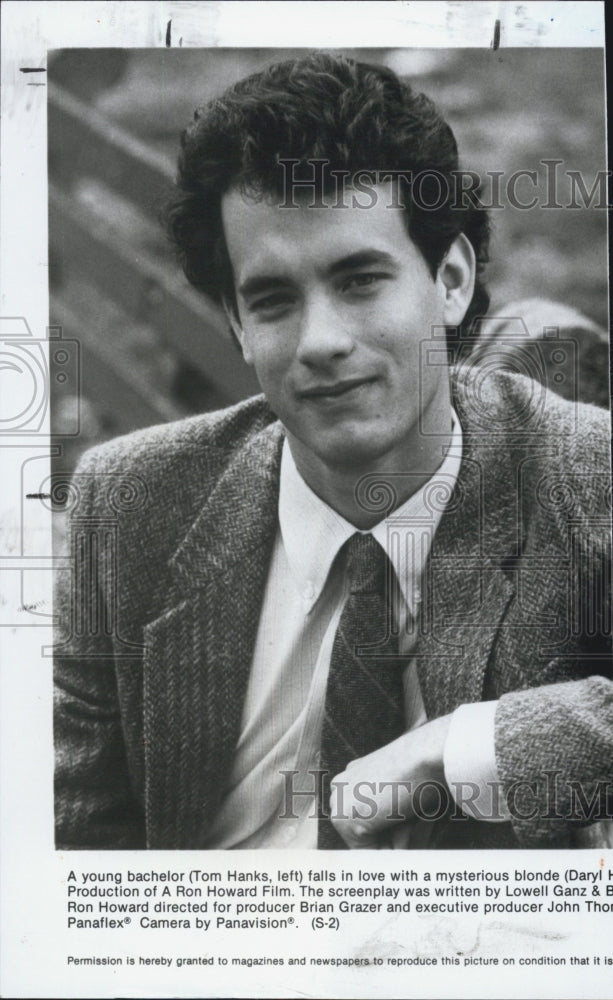 1984 Press Photo American Actor Tom Hanks Stars In Ron Howard Film &quot;Splash&quot; - Historic Images