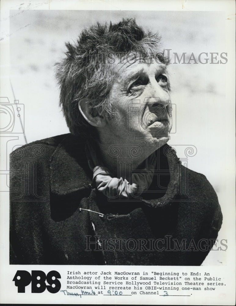 1971 Jack MacGowran Irish character actor. - Historic Images