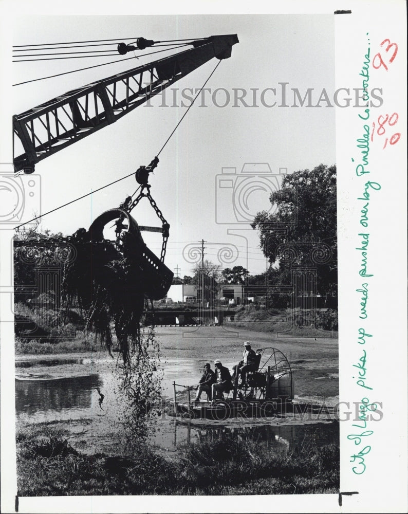 1980 Press Photo Water pollution Florida - Historic Images