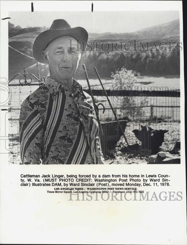 1978 Jack Linger West Virginia Cattleman - Historic Images