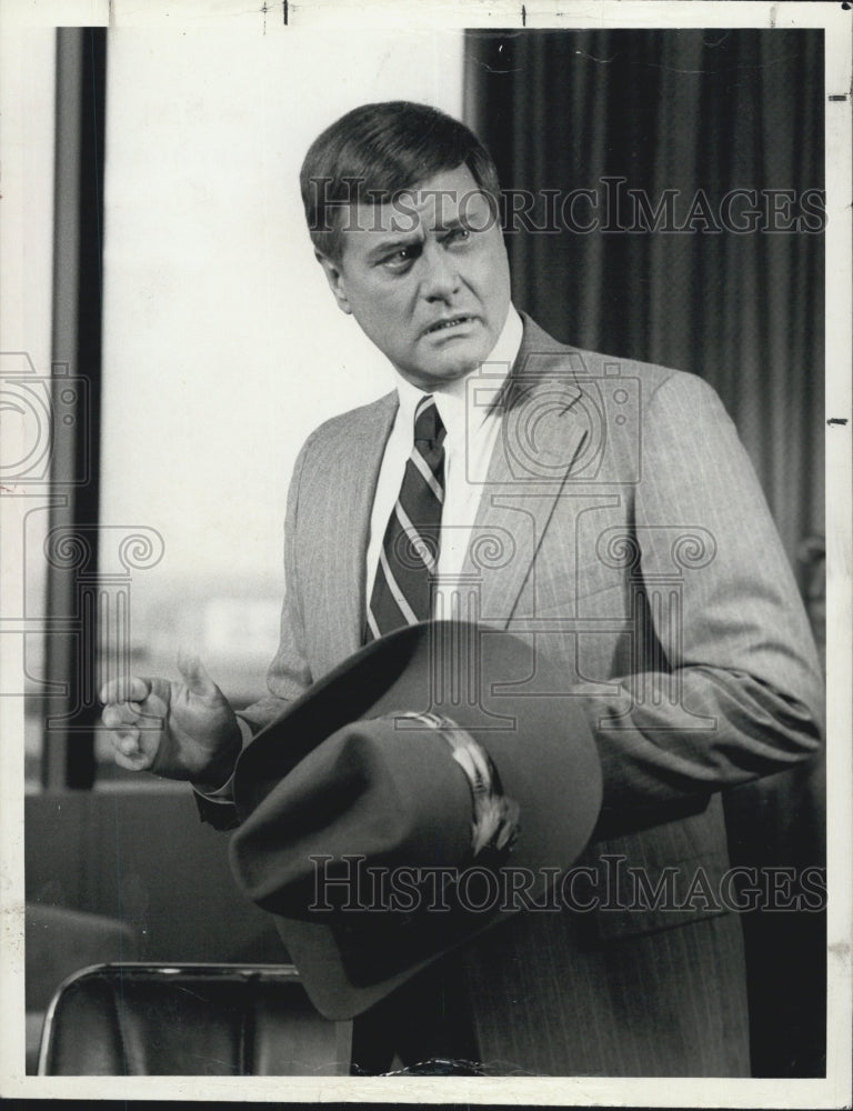 1987 Press Photo Larry Hagman American film and television actor. - Historic Images