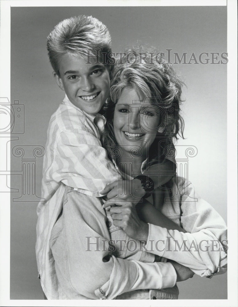 1987 Press Photo Deidre Hall Actress Chad Allen Actor Our House Family Drama - Historic Images