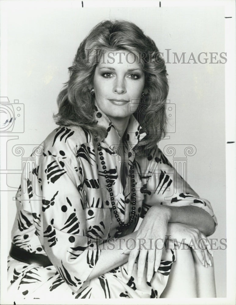 1986 Press Photo Deidre Hall Actress Our House Family Drama Television Series - Historic Images