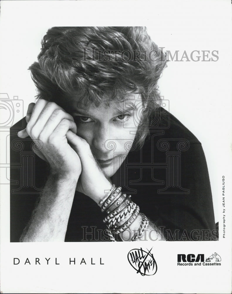 Press Photo Daryl Hall American rock, R&amp;B and soul singer. - Historic Images