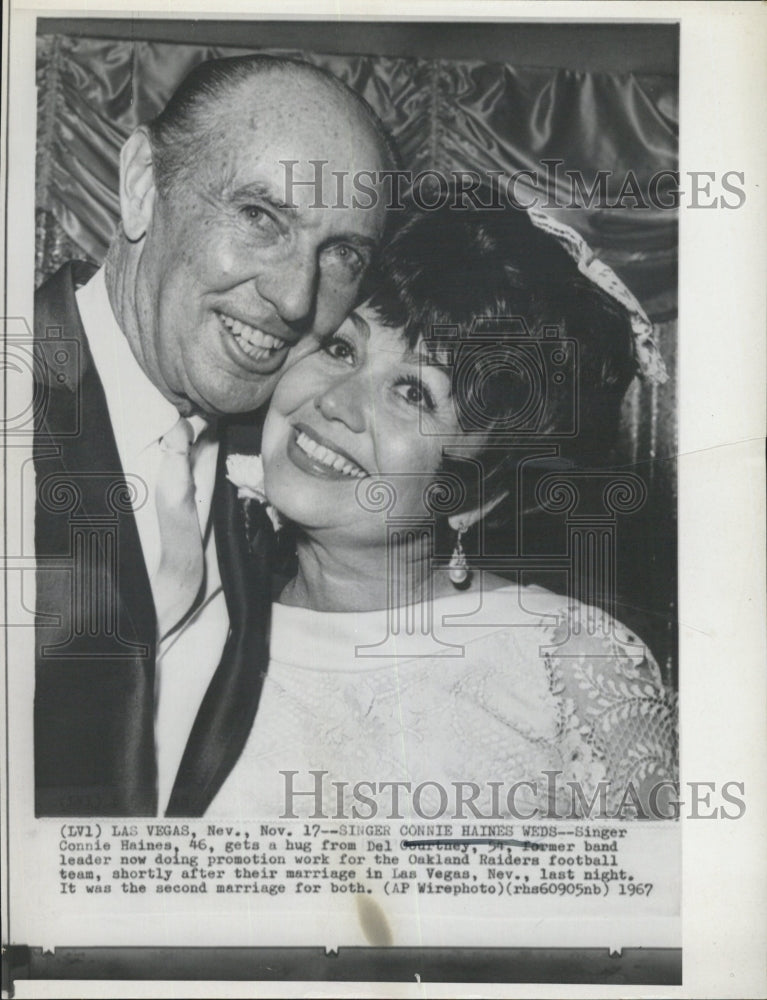 1967 Connie Haines American Singer and husband, - Historic Images