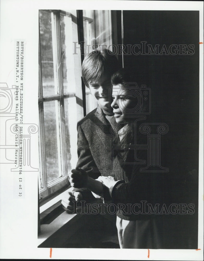 1988 Press Photo Roberta Wallach and Christopher Murray star in a TV pilot film. - Historic Images