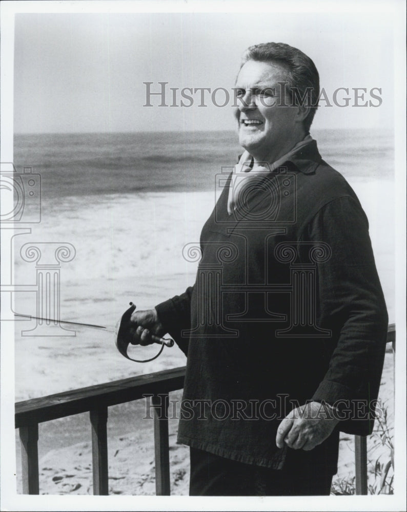 Press Photo Actor Patrick Macnee - Historic Images