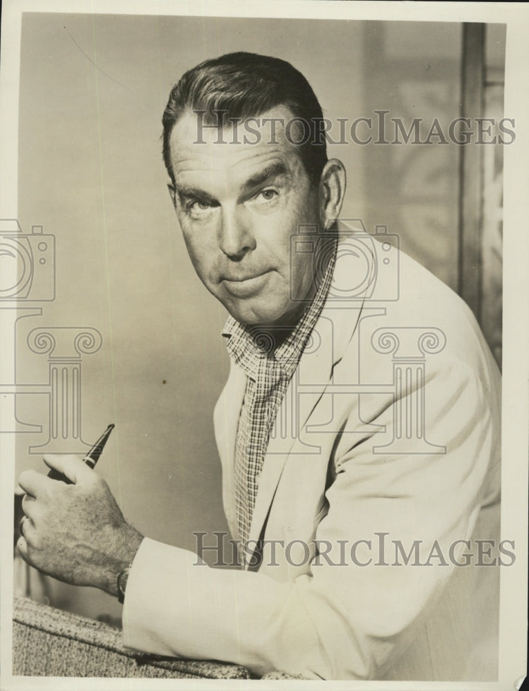 Press Photo Actor Fred MacMurray - Historic Images