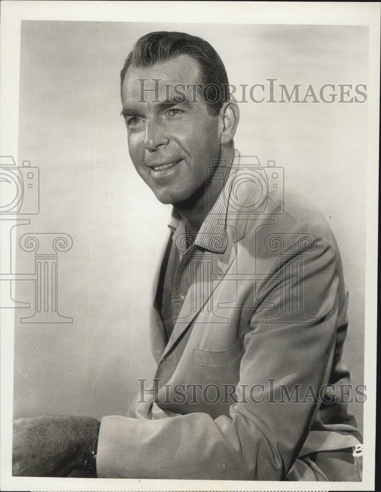 1964 Press Photo Fred MacMurray will guest-host &quot;The Hollywood Palace.&quot; - Historic Images