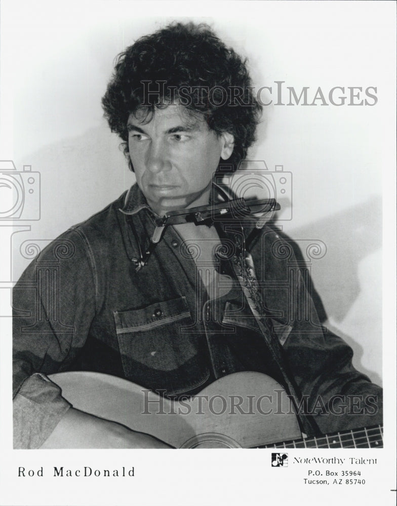 Press Photo Performer Rod MacDonald - Historic Images