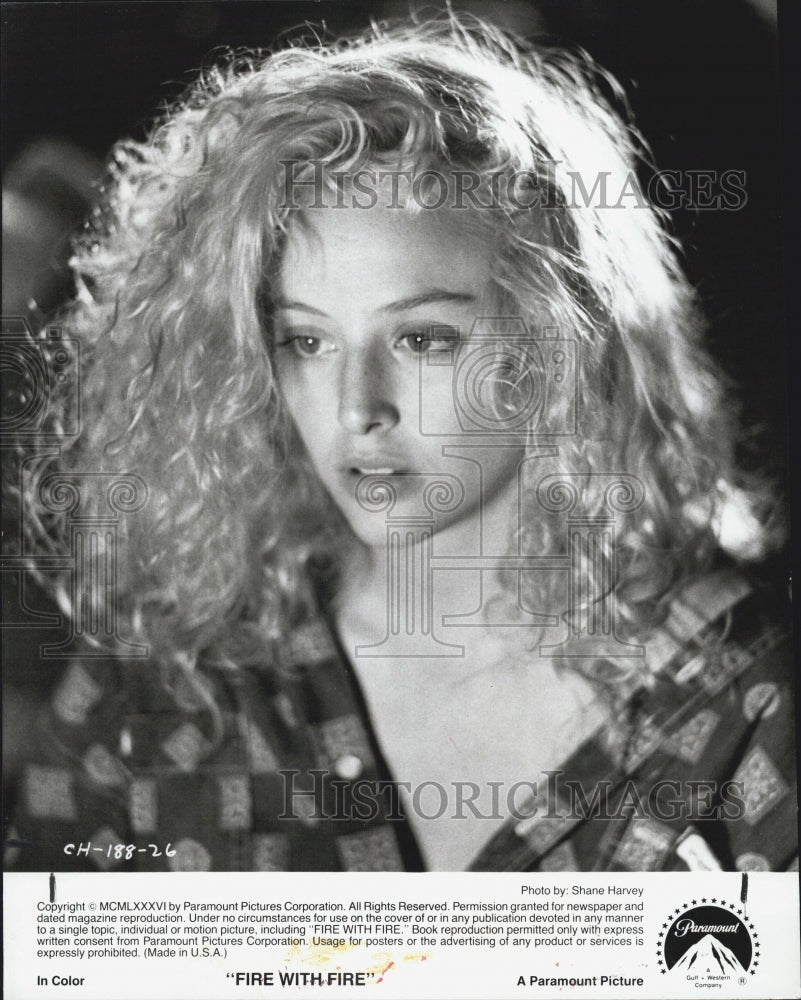 1986 Press Photo Virginia Madsen - Historic Images