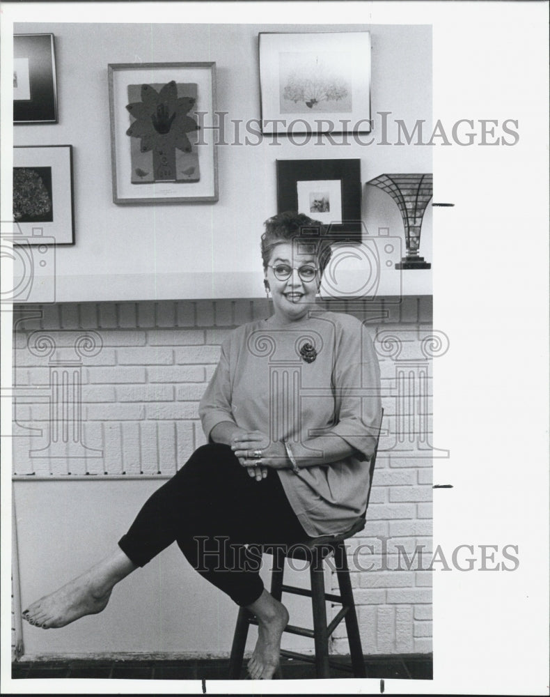 1989 Press Photo Peggy Macleod Arts Council - Historic Images